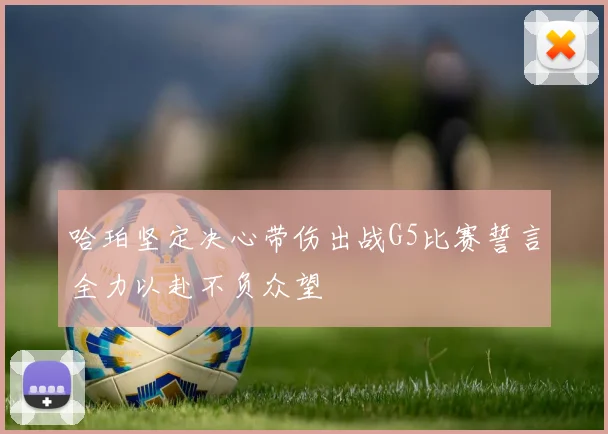 哈珀坚定决心带伤出战G5比赛誓言全力以赴不负众望